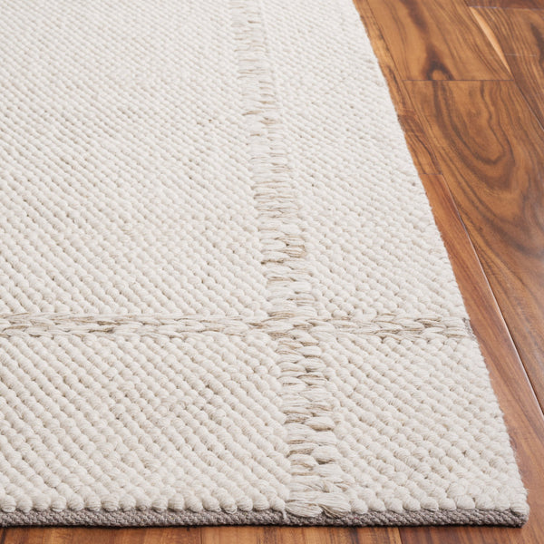 Safavieh Natura Luxurious Hand-loomed Wool Rug For Modern Elegance And Timeless Sophistication In Homes Ivory Wool Pile Nat705a-5