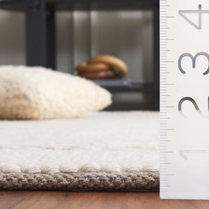 Safavieh Natura Luxurious Hand-loomed Wool Rug For Modern Elegance And Timeless Sophistication In Homes Ivory Wool Pile Nat705a-5