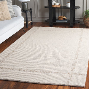 Safavieh Natura Luxurious Hand-loomed Wool Rug For Modern Elegance And Timeless Sophistication In Homes Ivory Wool Pile Nat705a-5