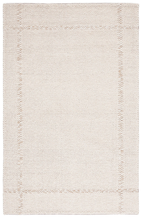 Safavieh Natura Luxurious Hand-loomed Wool Rug For Modern Elegance And Timeless Sophistication In Homes Ivory Wool Pile Nat705a-5