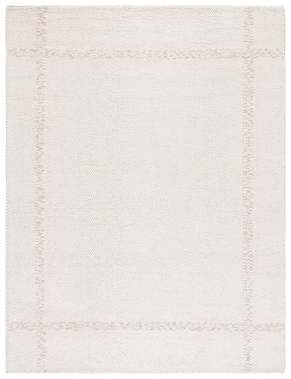 Safavieh Natura Luxurious Hand-loomed Wool Rug For Modern Elegance And Timeless Sophistication In Homes Ivory Wool Pile Nat705a-5
