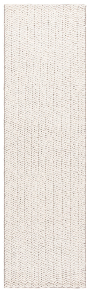 Safavieh Natura Hand-loomed Wool Runner Rug - Artisan-crafted Modern Design For Elegant Living Spaces Ivory Wool Pile Nat707a-6