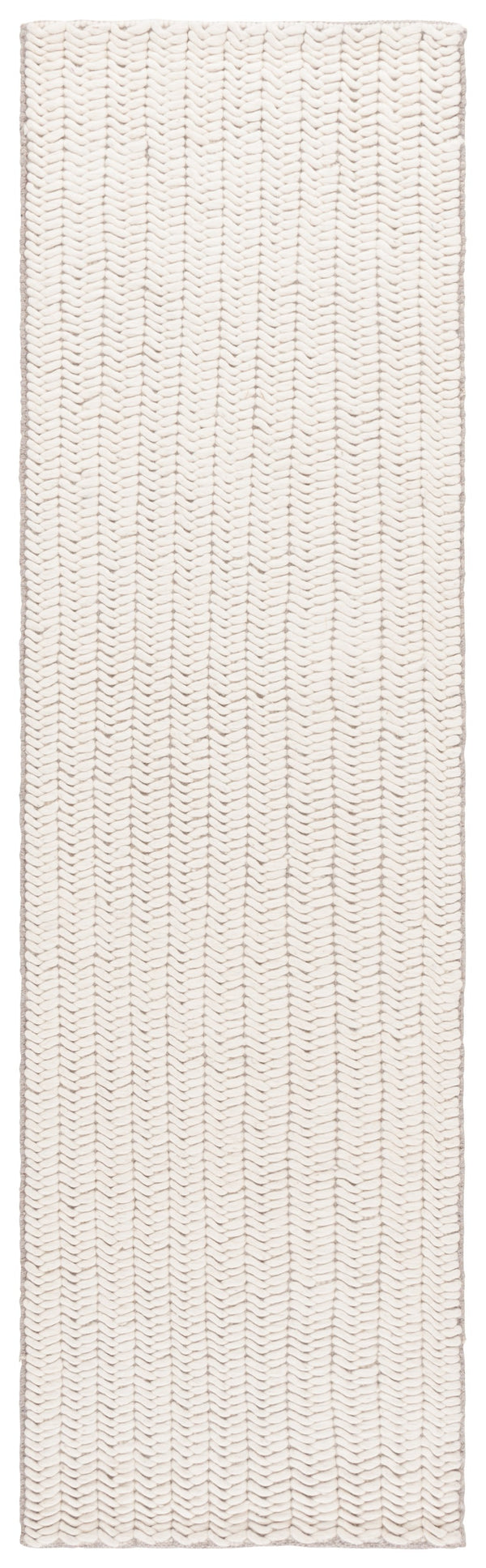 Safavieh Natura Hand-loomed Wool Runner Rug - Artisan-crafted Modern Design For Elegant Living Spaces Ivory Wool Pile Nat707a-6