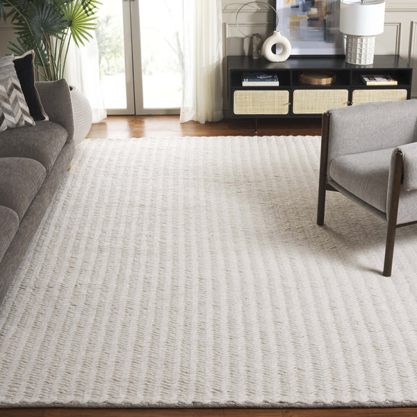 Safavieh Natura Hand-loomed Wool Area Rug - Elegant Modern Design For Timeless Home Décor And Comfort Ivory Wool Pile Nat708a-6