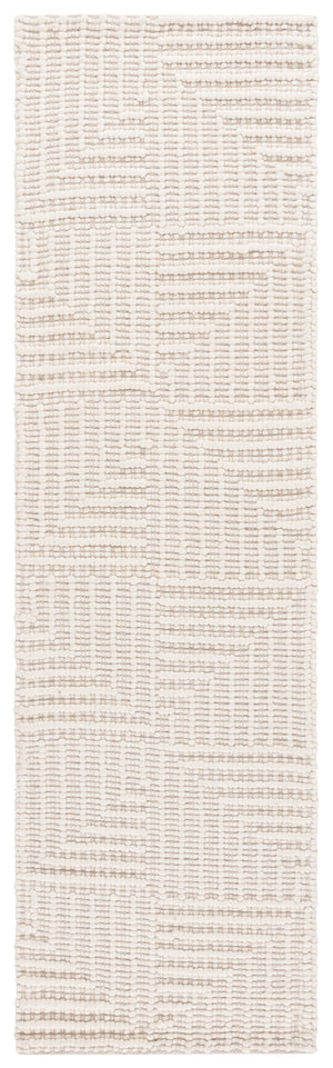 Safavieh Natura Luxurious Hand-loomed Wool Area Rug - Modern Geometric Design For Elegant Home Décor Ivory Wool Pile Nat709a-28