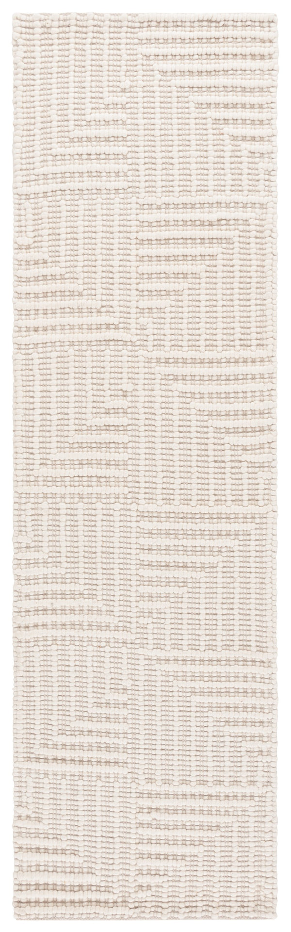 Safavieh Natura Luxurious Hand-loomed Wool Area Rug - Modern Geometric Design For Elegant Home Décor Ivory Wool Pile Nat709a-28