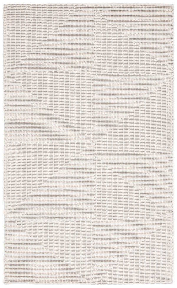 Safavieh Natura Luxurious Hand-loomed Wool Area Rug - Modern Geometric Design For Elegant Home Décor Ivory Wool Pile Nat709a-28