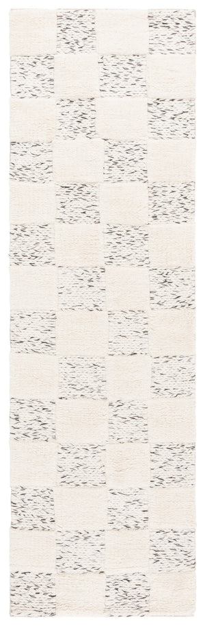 Safavieh Natura Hand-loomed Wool Area Rug - Modern Ivory And Black Design For Timeless Home Elegance Ivory ,Black Wool Pile Nat710a-6r