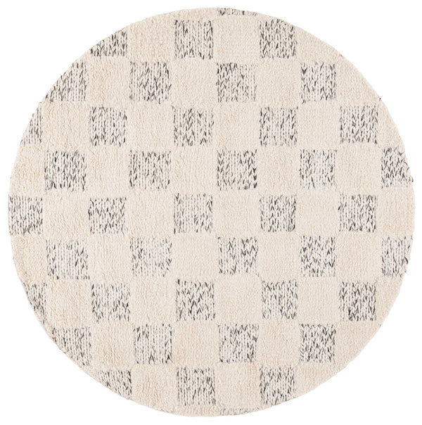 Safavieh Natura Hand-loomed Wool Area Rug - Modern Ivory And Black Design For Timeless Home Elegance Ivory ,Black Wool Pile Nat710a-6r