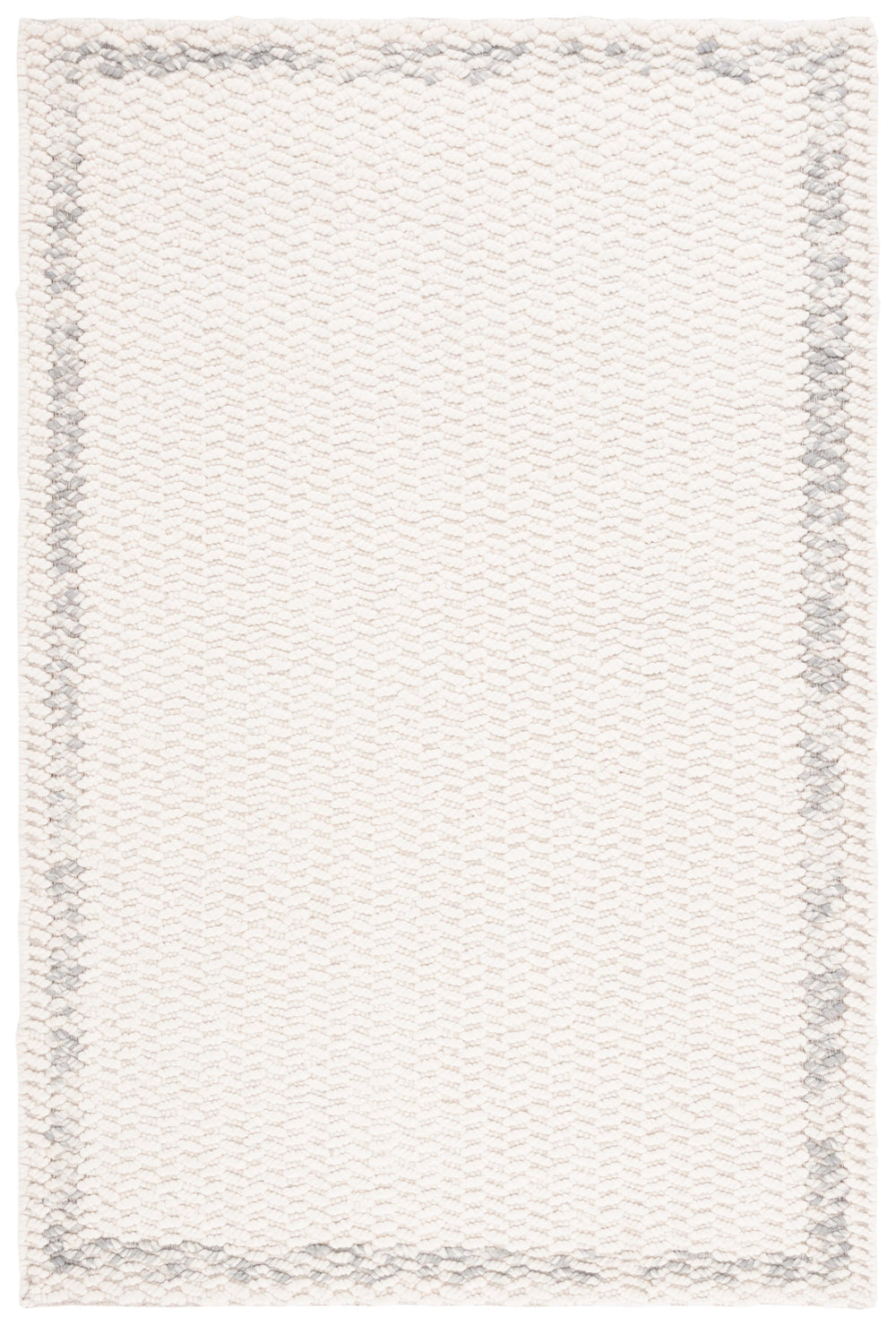 Safavieh Natura 713 Hand Loomed Modern Rug IIX Ivory / Grey NAT713F-5