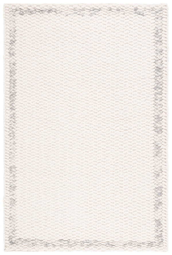 Safavieh Natura 713 Hand Loomed Modern Rug IIX Ivory / Grey NAT713F-5