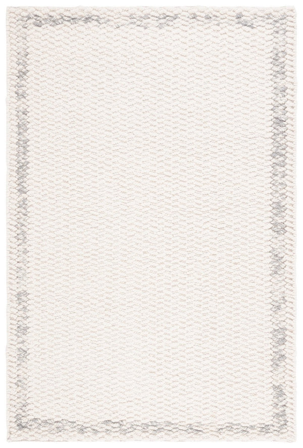 Safavieh Natura 713 Hand Loomed Modern Rug X23 Ivory / Grey NAT713F-8