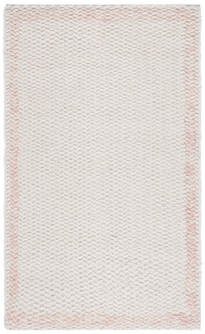 Safavieh Natura 713 Hand Loomed Modern Rug X23 Ivory / Pink NAT713U-8