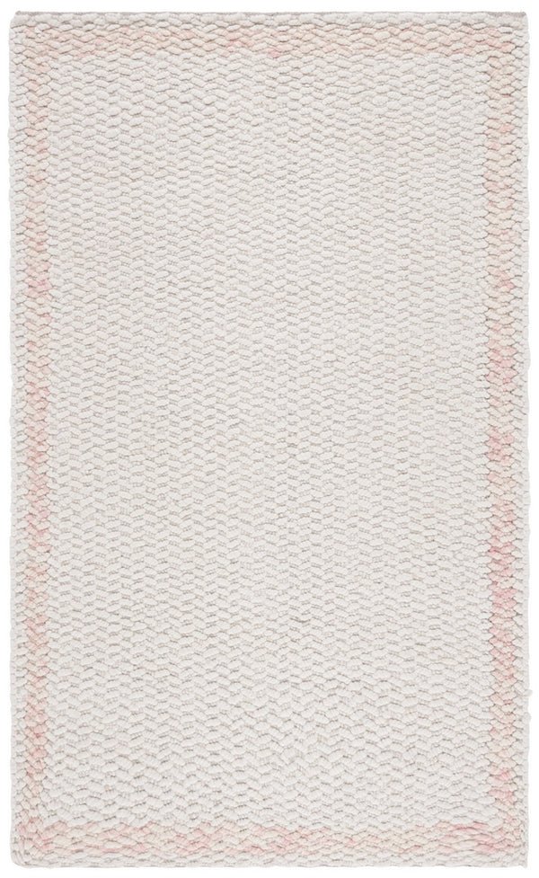 Safavieh Natura 713 Hand Loomed Modern Rug X23 Ivory / Pink NAT713U-8