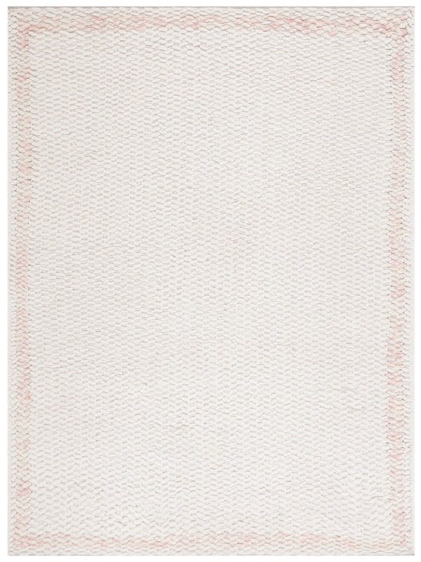 Safavieh Natura 713 Hand Loomed Modern Rug X23 Ivory / Pink NAT713U-8