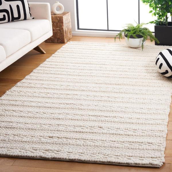 Safavieh Natura 714 Hand Loomed Modern Rug IIX Ivory NAT714A-5