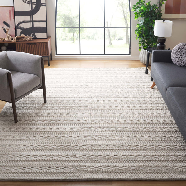 Safavieh Natura Hand-loomed Area Rug - Timeless Elegance In Soft Wool & Cotton Blend For Modern Homes Ivory 90% Wool,10% Cotton Nat714a-10