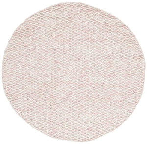 Safavieh Natura Hand Loomed Wool Shag Round Rug Plush Flokati Pile for Bohemian Bedroom NAT717A-6R