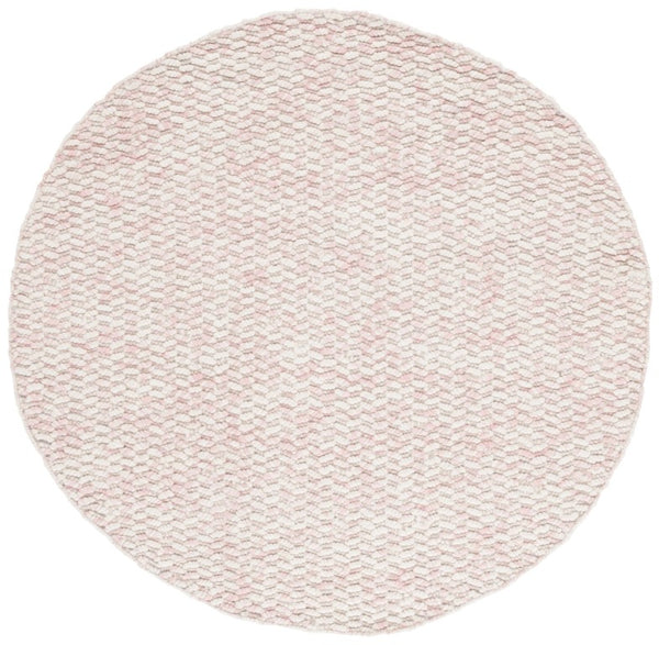 Safavieh Natura Hand Loomed Wool Shag Round Rug Plush Flokati Pile for Bohemian Bedroom NAT717A-6R