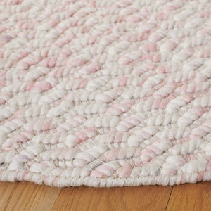 Safavieh Natura Hand Loomed Wool Shag Round Rug Plush Flokati Pile for Bohemian Bedroom NAT717A-6R