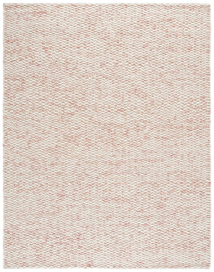 Safavieh Natura Hand-Loomed Wool Rug Soft Ivory Pink Plush Pile for Living or Bedroom NAT717A-8