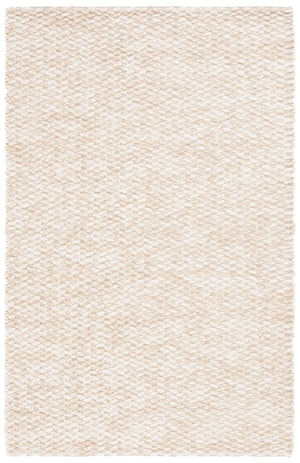 Safavieh Natura Hand-Loomed Wool Shag Rug Plush Flokati Style Neutral Ivory Beige Living Room NAT717B-5