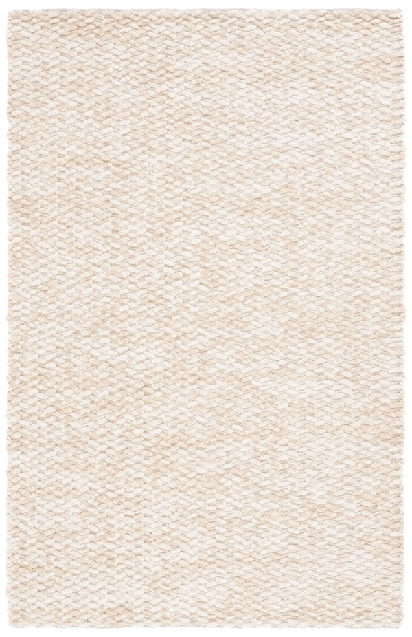 Safavieh Natura Hand-Loomed Wool Shag Rug Plush Flokati Style Neutral Ivory Beige Living Room NAT717B-5