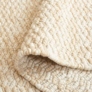 Safavieh Natura Hand-Loomed Wool Shag Rug Plush Flokati Style Neutral Ivory Beige Living Room NAT717B-5