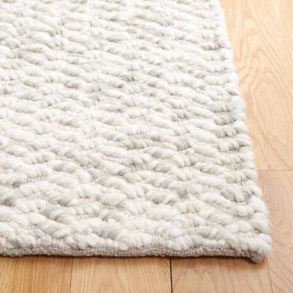 Safavieh Natura Hand Loomed Wool Shag Runner Rug Earthy Flokati Texture for Hallways NAT717Y-28