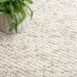 Safavieh Natura Hand Loomed Wool Shag Flokati Rug Soft Green Ivory Bohemian Living Room NAT717Y-5