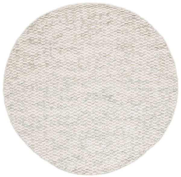 Safavieh Natura Hand Loomed Wool Shag Round Rug Plush Flokati Pile for Bohemian Living NAT717Y-6R