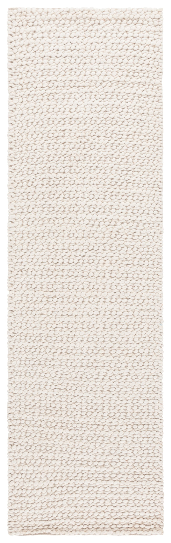 Safavieh Natura Modern Wool Runner Rug - Luxurious Hand-loomed Design For Elegant Home And Office Spaces Ivory Wool Pile Nat718a-6sq