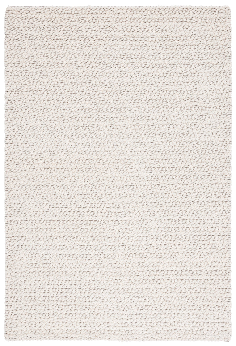 Safavieh Natura Modern Wool Runner Rug - Luxurious Hand-loomed Design For Elegant Home And Office Spaces Ivory Wool Pile Nat718a-6sq