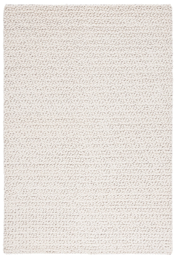 Safavieh Natura Modern Wool Runner Rug - Luxurious Hand-loomed Design For Elegant Home And Office Spaces Ivory Wool Pile Nat718a-6sq