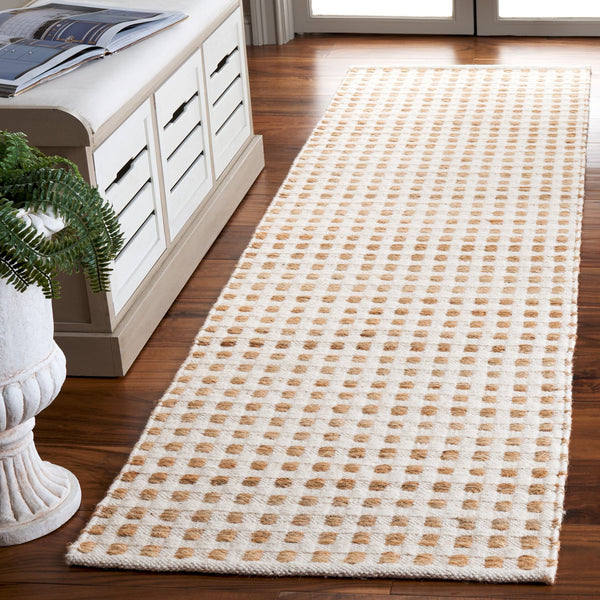 Safavieh Natura Hand Woven Area Rug - Plush Wool & Jute Blend In Soft Natural Hues For Timeless Elegance Natural ,Ivory 50% Wool,50% Jute Nat725a-6