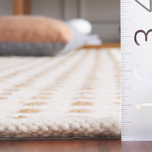 Safavieh Natura Hand Woven Area Rug - Plush Wool & Jute Blend In Soft Natural Hues For Timeless Elegance Natural ,Ivory 50% Wool,50% Jute Nat725a-6