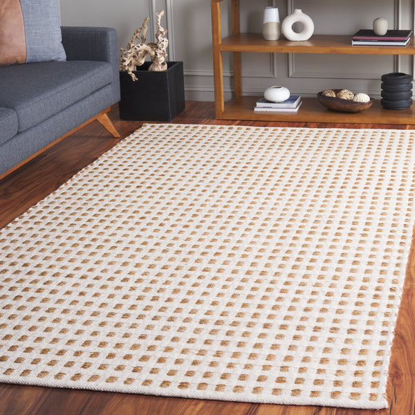 Safavieh Natura Hand Woven Area Rug - Plush Wool & Jute Blend In Soft Natural Hues For Timeless Elegance Natural ,Ivory 50% Wool,50% Jute Nat725a-6