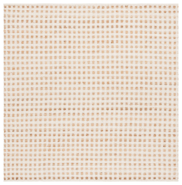 Safavieh Natura Hand Woven Area Rug - Plush Wool & Jute Blend In Soft Natural Hues For Timeless Elegance Natural ,Ivory 50% Wool,50% Jute Nat725a-6