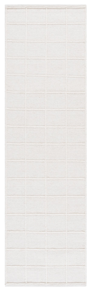 Safavieh Natura Hand Woven Runner Rug - Elegant Wool & Cotton Blend With Minimalist Design For Modern Spaces Ivory 85% Wool,15% Cotton Nat785a-28