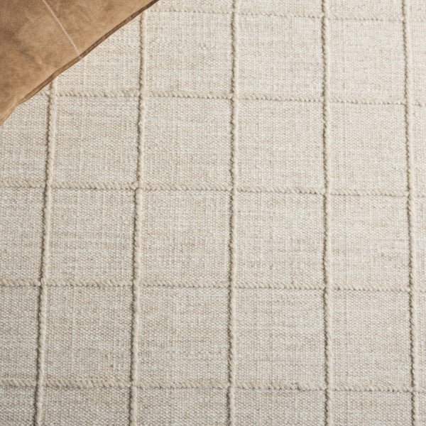 Safavieh Natura Handwoven Wool Cotton Runner Rug Subtle Grid Hallway Entryway Accent 2'-3" x 8'-0" NAT785B-28