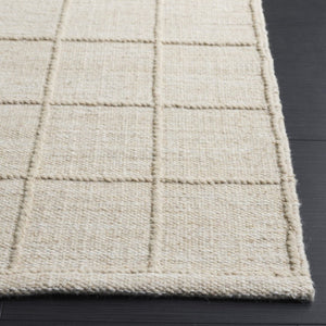 Safavieh Natura Handwoven Wool Cotton Runner Rug Subtle Grid Hallway Entryway Accent 2'-3" x 8'-0" NAT785B-28