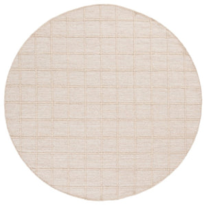 Safavieh Natura Handwoven Wool Cotton Runner Rug Subtle Grid Hallway Entryway Accent 6'-0" x 6'-0" - A NAT785B-6R