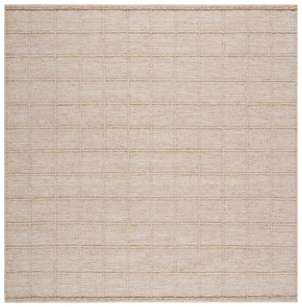 Safavieh Natura Handwoven Wool Cotton Runner Rug Subtle Grid Hallway Entryway Accent 6'-0" x 6'-0" - B NAT785B-6SQ