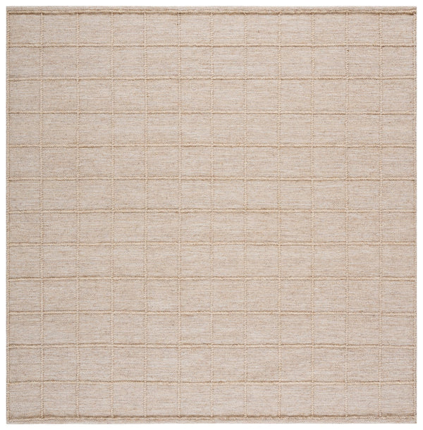 Safavieh Natura Hand‑Woven Beige Area Rug 85% Wool 15% Cotton — Low Pile, Subtle Grid Pattern, Modern Anchor 9'-0" x 12'-0" NAT785B-9