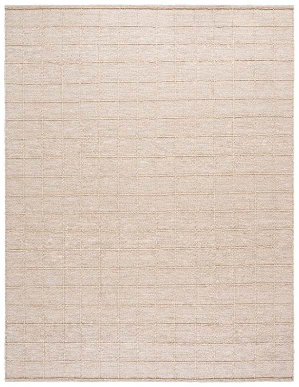 Safavieh Natura Handwoven Wool Cotton Runner Rug Subtle Grid Hallway Entryway Accent 8'-0" x 10'-0" NAT785B-8
