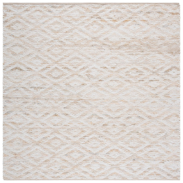 Safavieh Natura Hand Woven Runner Rug - Modern Style With Contemporary Design For Elegant Home Décor Beige ,Ivory 60% Denim,25% Salvage,15% Cotton Nat786b-6sq