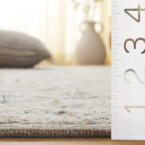 Safavieh Natura Handwoven Area Rug - Sustainable Luxury With Artisan Craftsmanship For Modern Living Spaces Blue ,Ivory 60% Denim,25% Salvage,15% Cotton Nat786m-9