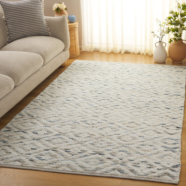 Safavieh Natura Hand Woven Runner Rug - Modern Style With Contemporary Design For Elegant Home Décor Blue ,Ivory 60% Denim,25% Salvage,15% Cotton Nat786m-5