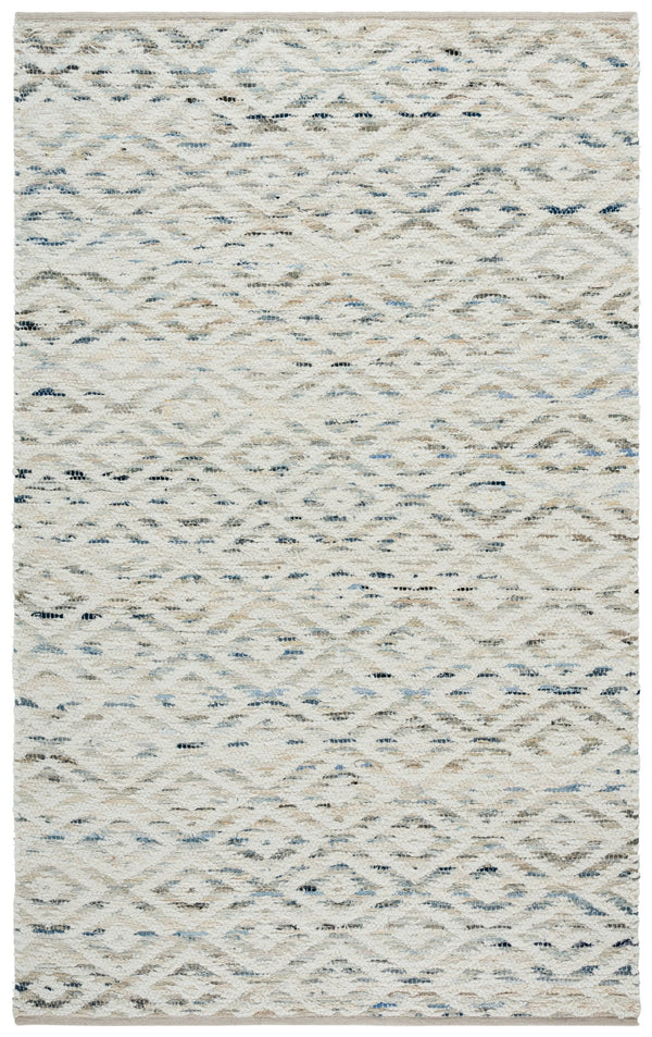 Safavieh Natura Hand Woven Runner Rug - Modern Style With Contemporary Design For Elegant Home Décor Blue ,Ivory 60% Denim,25% Salvage,15% Cotton Nat786m-5