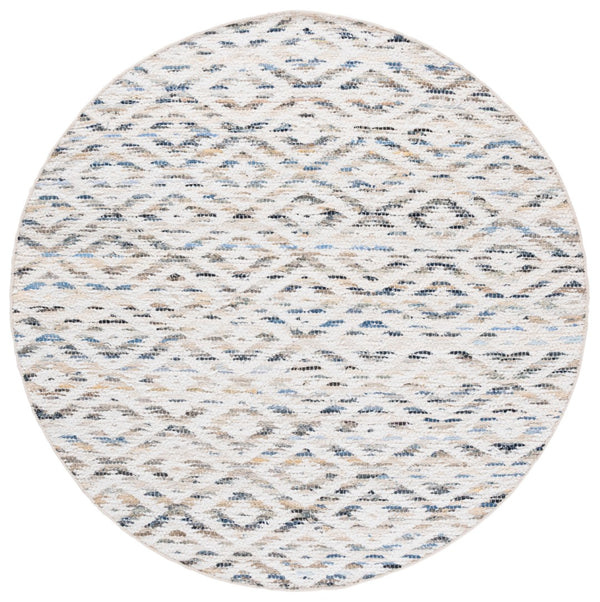 Safavieh Natura Handwoven Area Rug - Sustainable Luxury With Artisan Craftsmanship For Modern Living Spaces Blue ,Ivory 60% Denim,25% Salvage,15% Cotton Nat786m-9